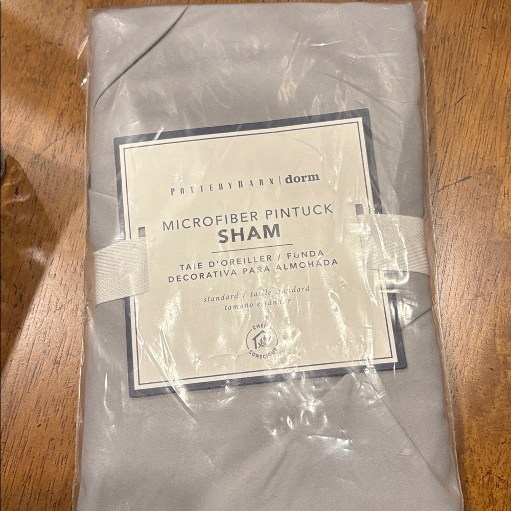 One New Pottery Barn Teen Pintuck Sham